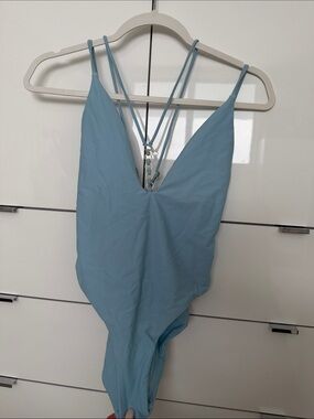 Beach Bunny One-Piece Swimsuit with Strappy Back